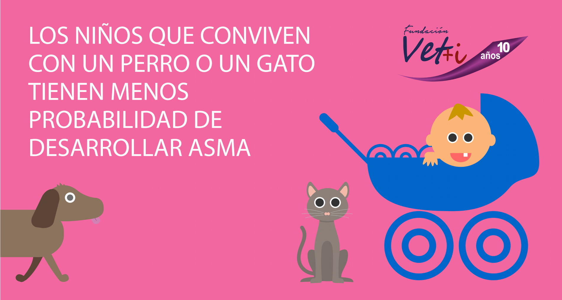 Las mascotas fortalecen el sistema inmune de los nios
