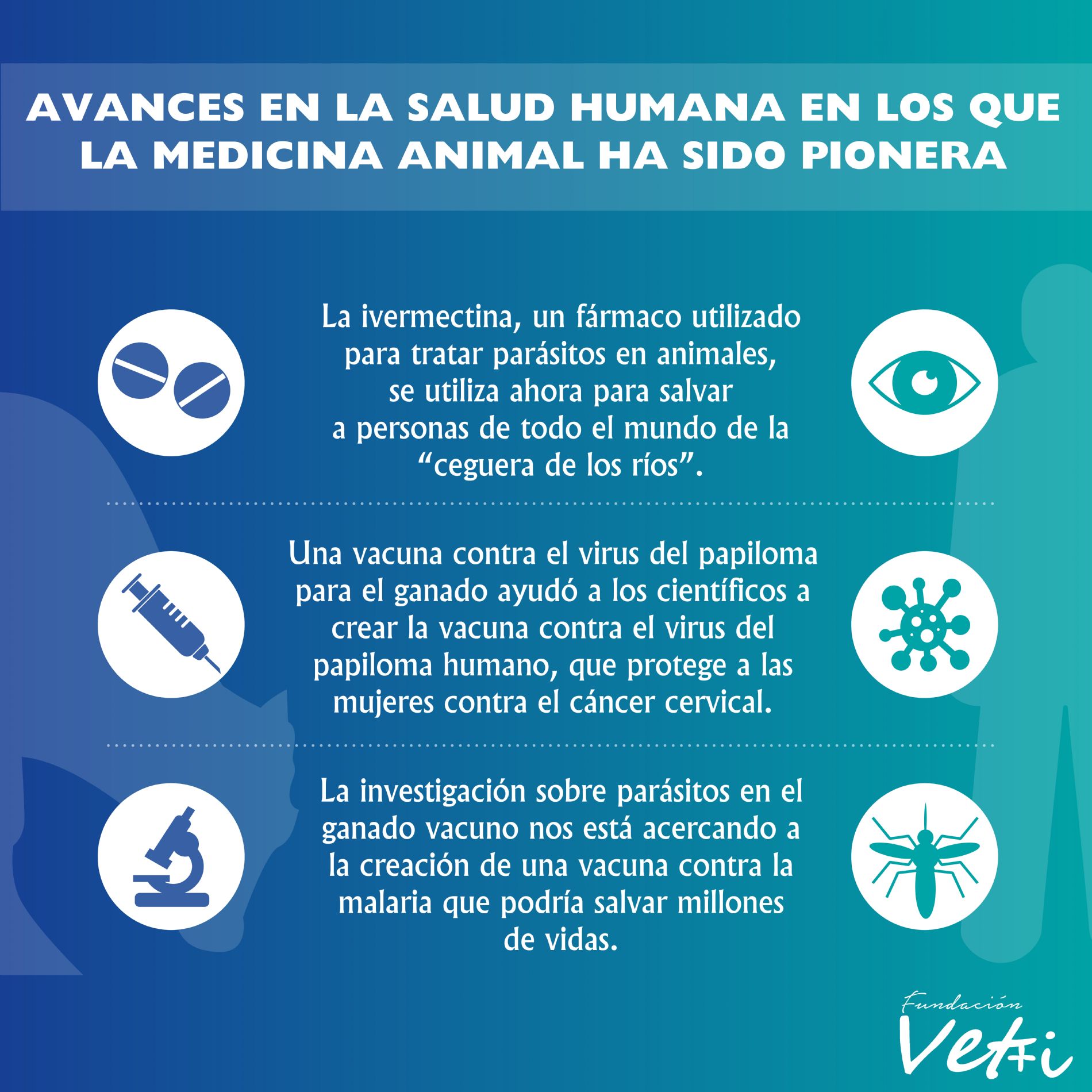 Avances en la salud humana en los que la medicina animal ha sido pionera