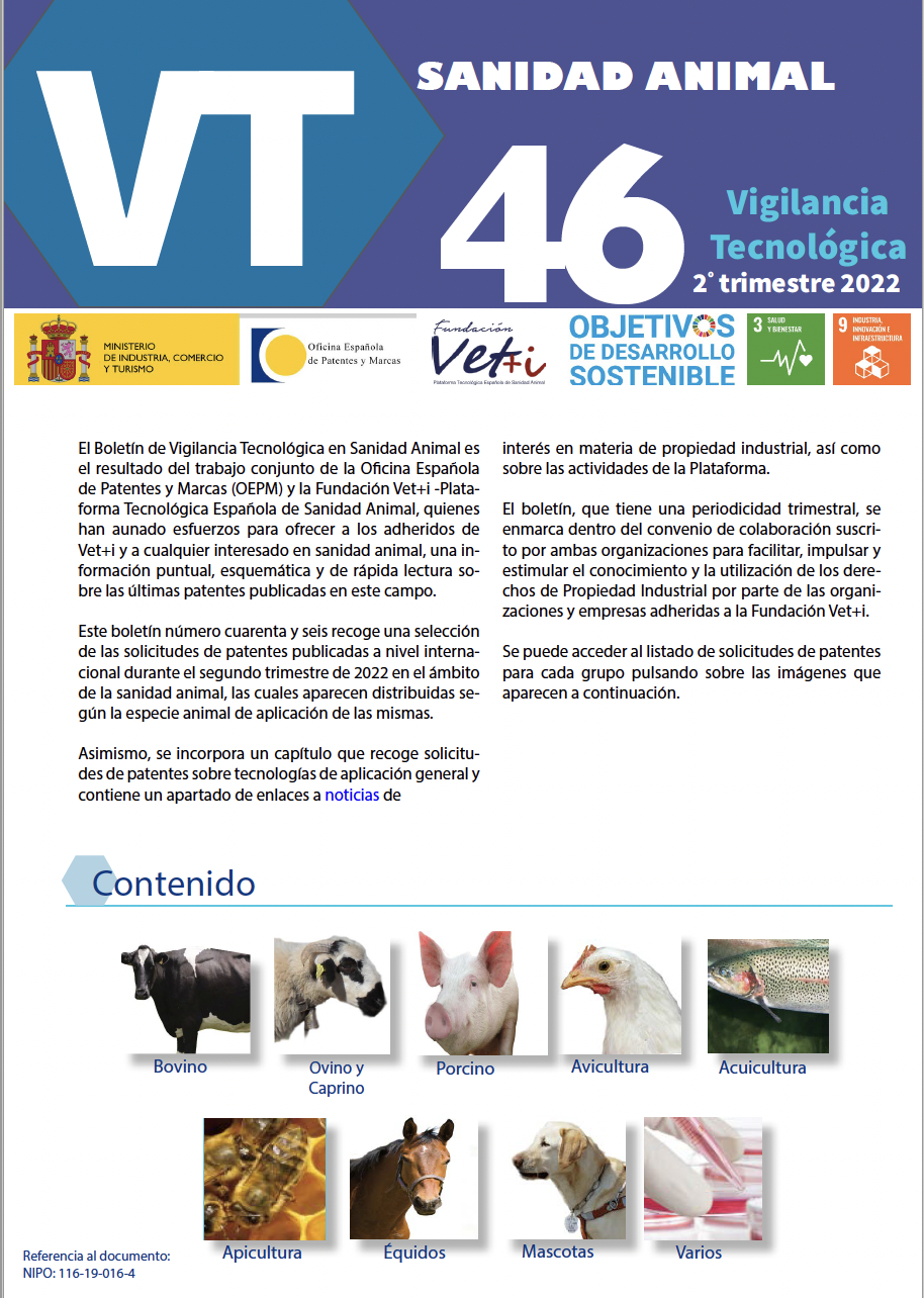 bit segundo trimestre sanidad animal patentes