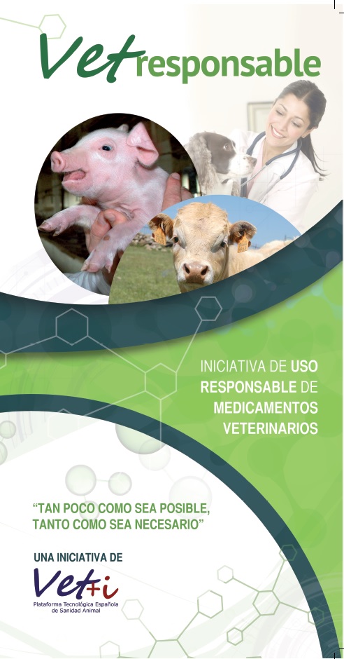 triptico vetresponsable, plataforma de sanidad animal vet+i, farmacovigilancia veterinaria